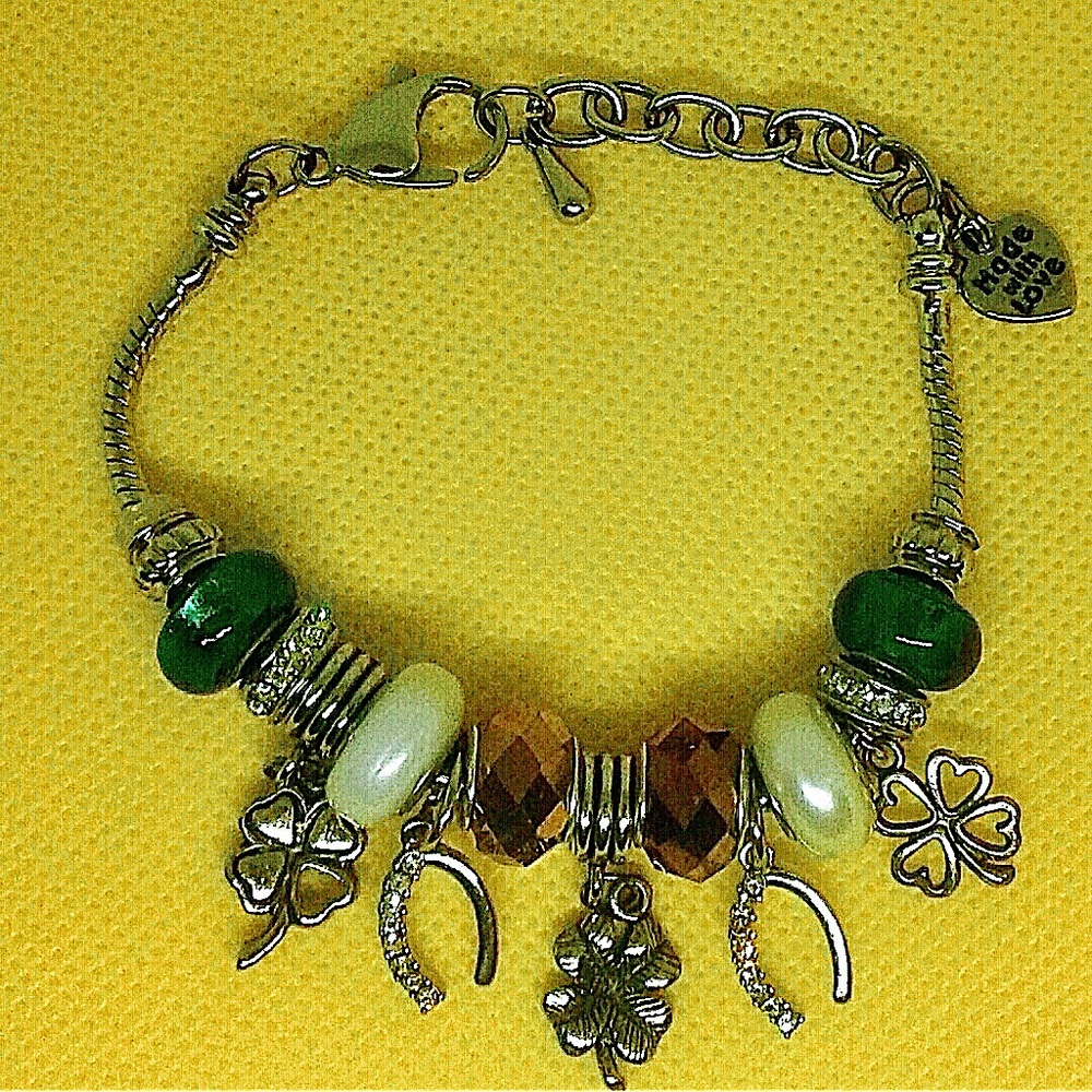 "Luck of the Irish” charm bracelet